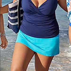 Land’s End Tanktini Top with tummy control panel